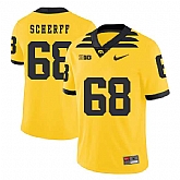Iowa Hawkeyes 68 Brandon Scherff Yellow College Football Jersey Dzhi,baseball caps,new era cap wholesale,wholesale hats